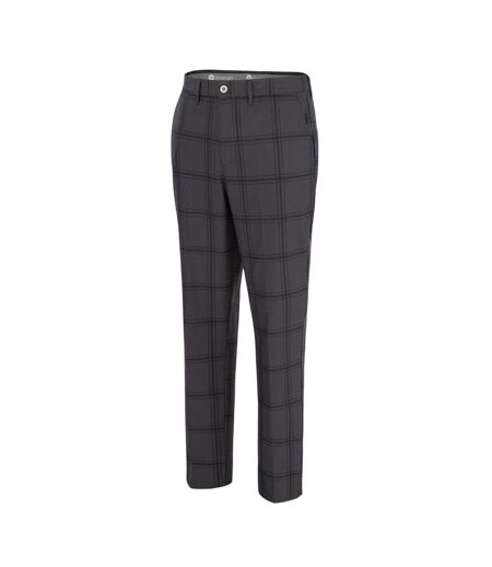 Pantalon De Golf Motif/style À Carreaux Homme Anthracite Slazenger