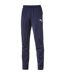 Mens Liga Tapered Tracksuit Bottoms Peacoat Blue White Puma-1