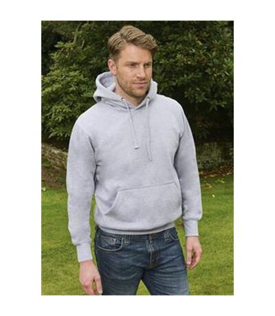 Sweat À Capuche Original Homme Gris Chiné Casual Classic