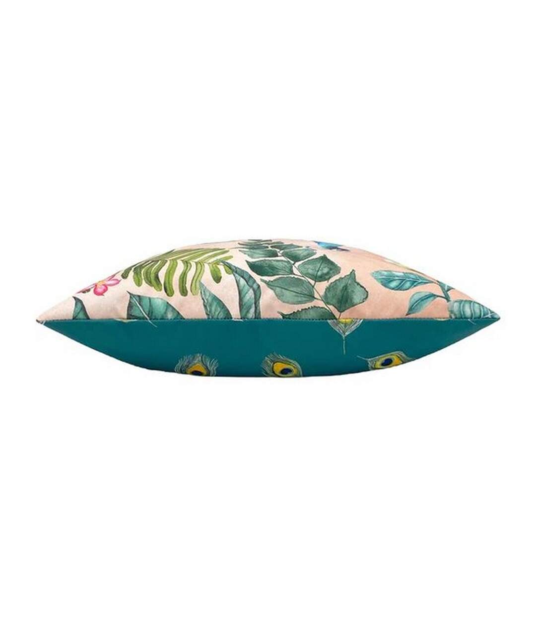 Peacock cushion cover one size blush Evans Lichfield-3