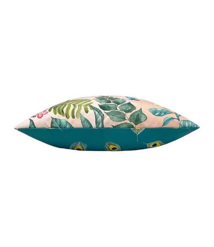 Peacock cushion cover one size blush Evans Lichfield