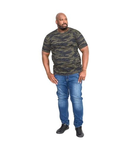 Duke Mens Gaston Kingsize Camouflage Print T-Shirt (Jungle) - UTDC195