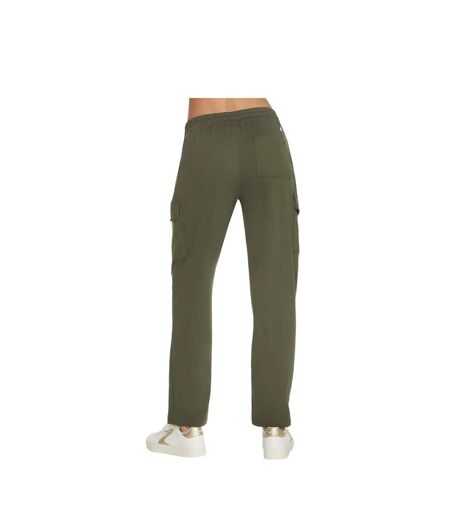 Womens/ladies cargo trousers olive/black Skechers