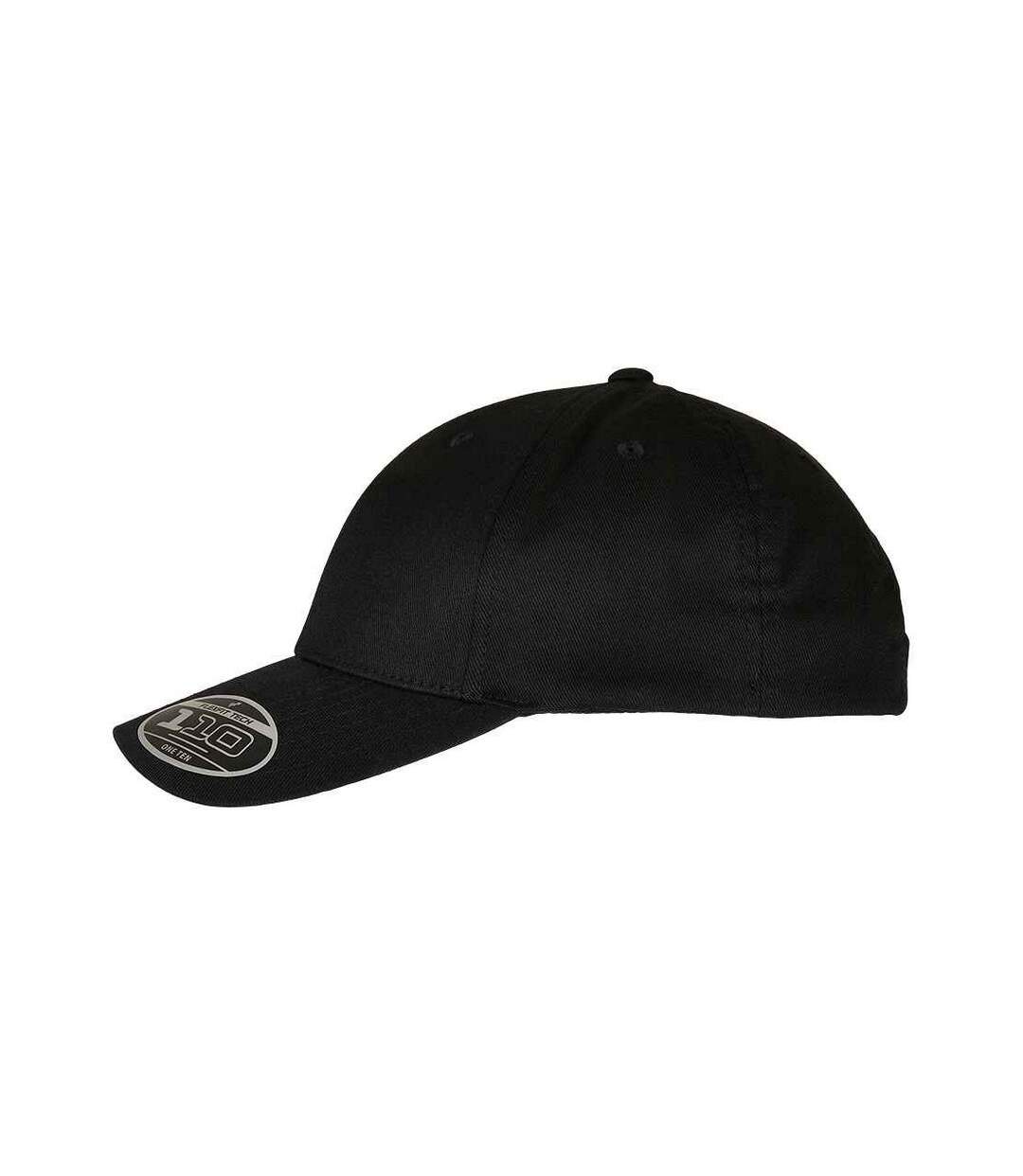 110 curved peak cap black Flexfit-3