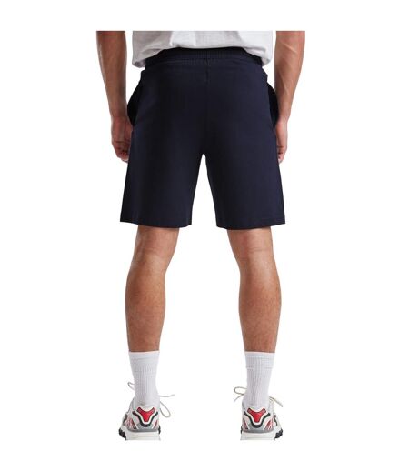 Mens Iconic 195 Jersey Shorts Deep Navy Fruit Of The Loom