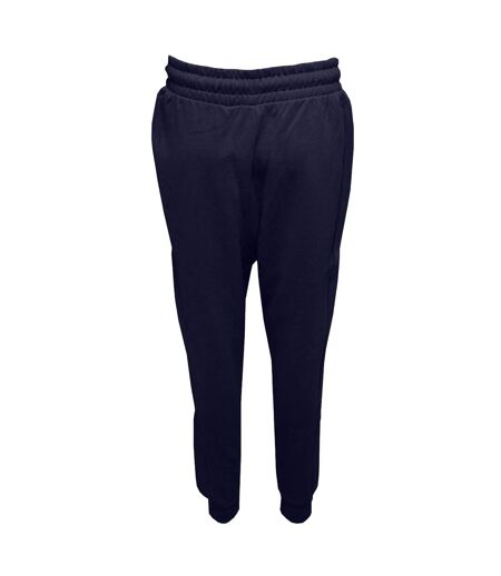 Womens/ladies Fitted Joggers Navy TriDri