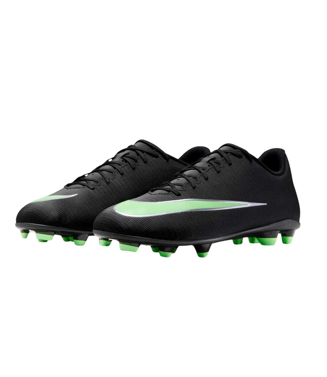 Chaussures De Foot Pour Terrain Ferme Mercurial Vapor Club Homme Noir Vert Nike-4