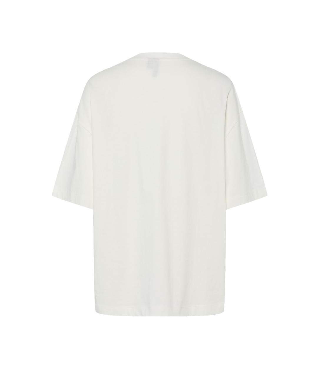 T-shirt ecru femme pieces maude-2