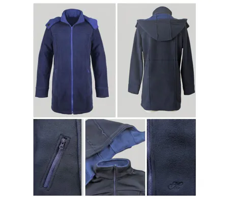 Manteau Polaire Caban Femme MAYFLOWER TOKYO2 – Bleu Marine