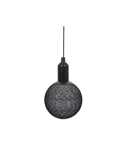 Paris Prix - Boule Déco Lumineuse Led suspension 24cm Noir