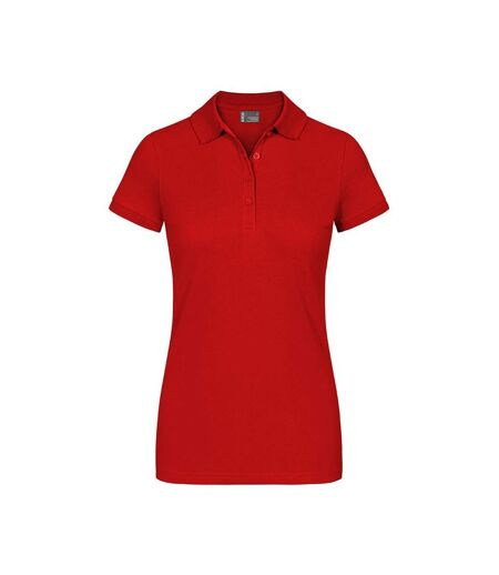 Polo Excd Femme Rouge Feu Promodoro