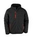 Result Genuine Recycled Mens Compass Padded Jacket (Black/Red)