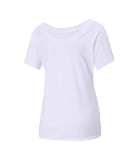 T-shirt Blanc Femme Puma Jersey Cat - M