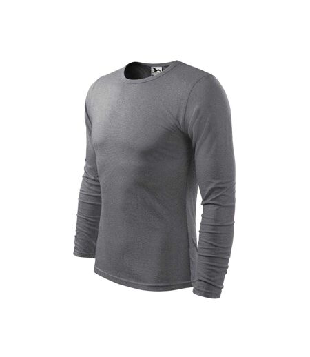 T-shirt Manches Longues Homme Gris Malfini