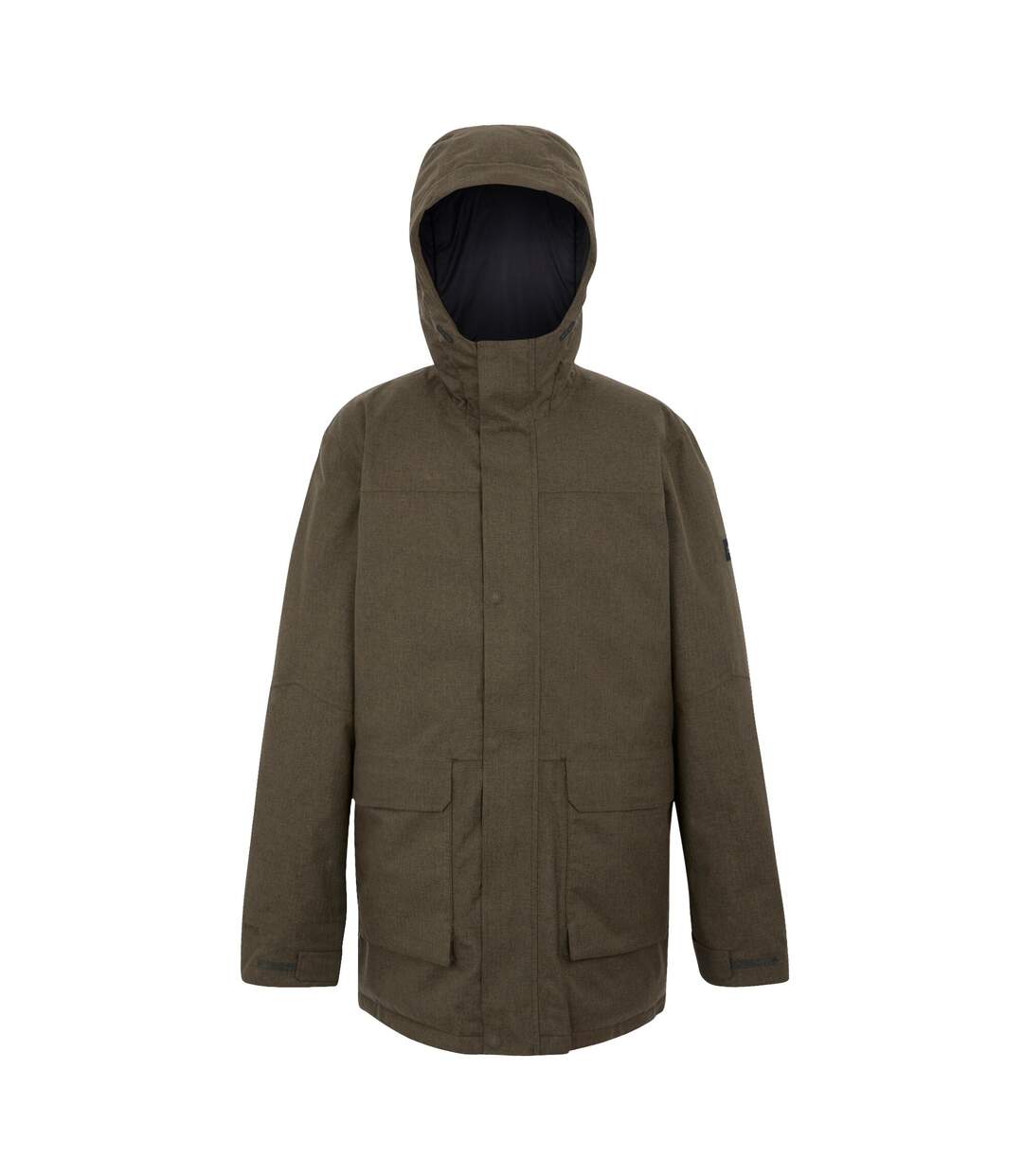 Mens Ezdale Waterproof Insulated Jacket Crocodile Black Marl Regatta-1