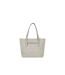 Womens/ladies trish stitched tote bag one size grey Dorothy Perkins