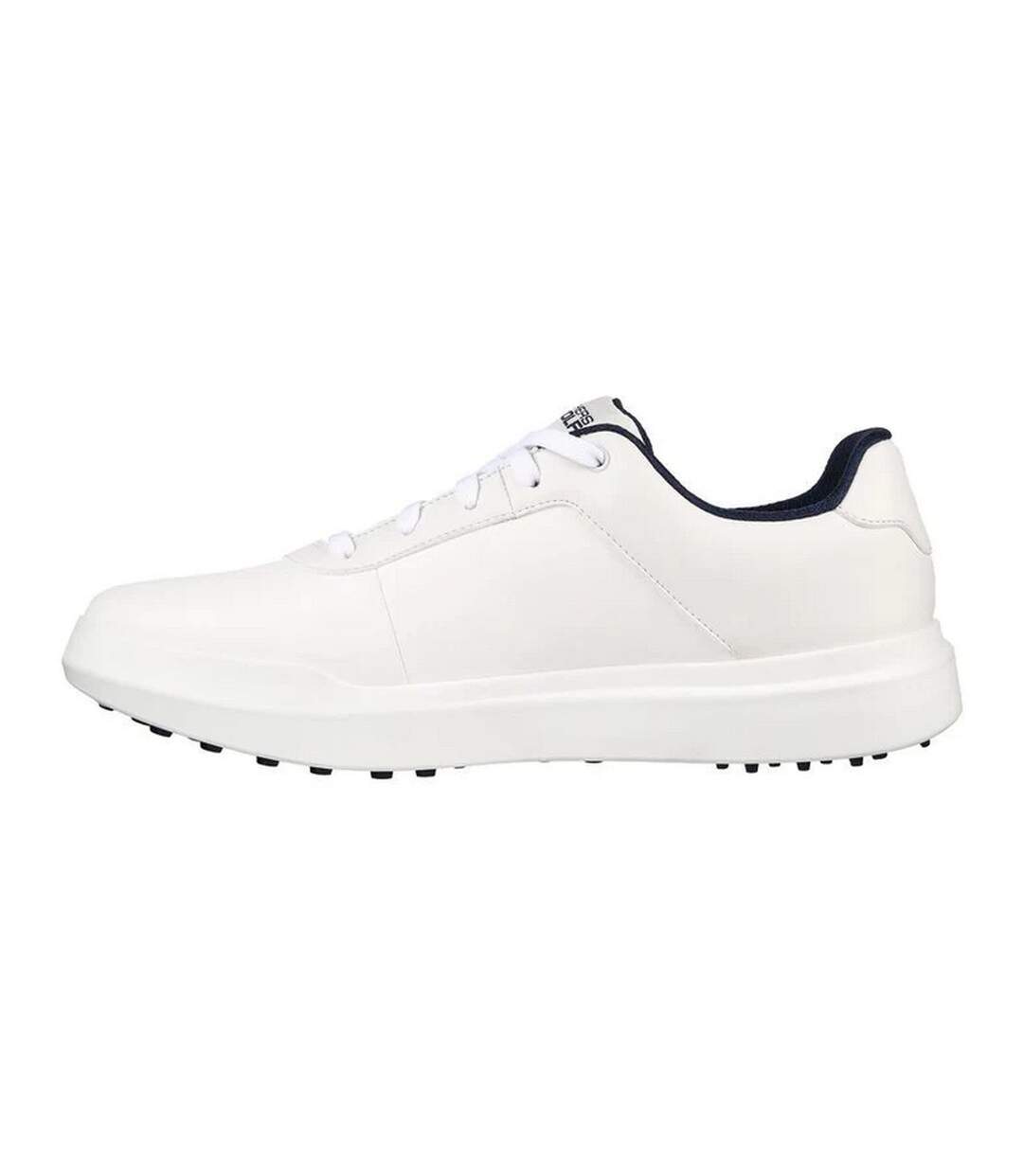 Mens go golf drive 5 leather golf shoes white/navy Skechers-2