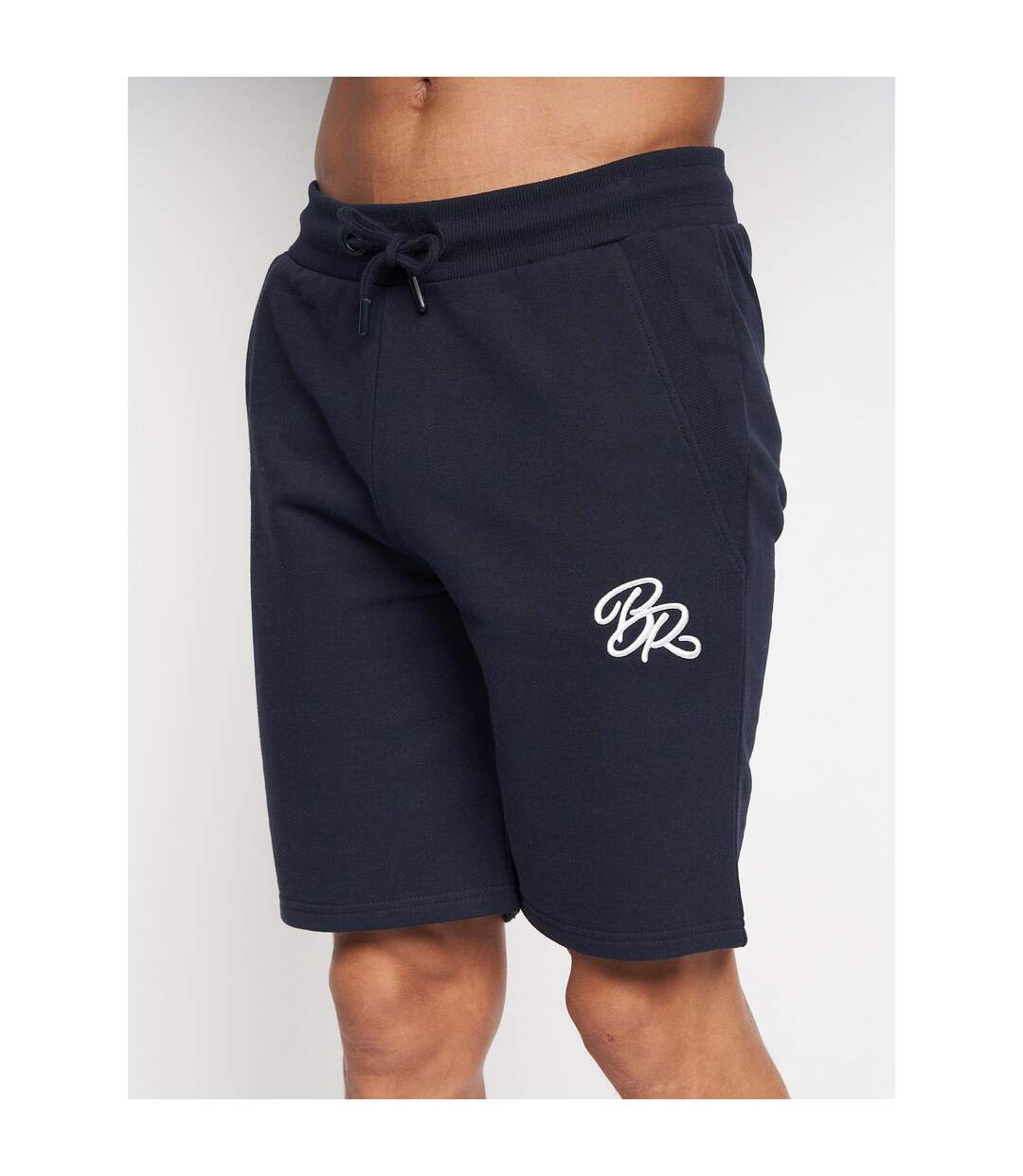 Short de jogging mykar homme bleu marine Born Rich-1