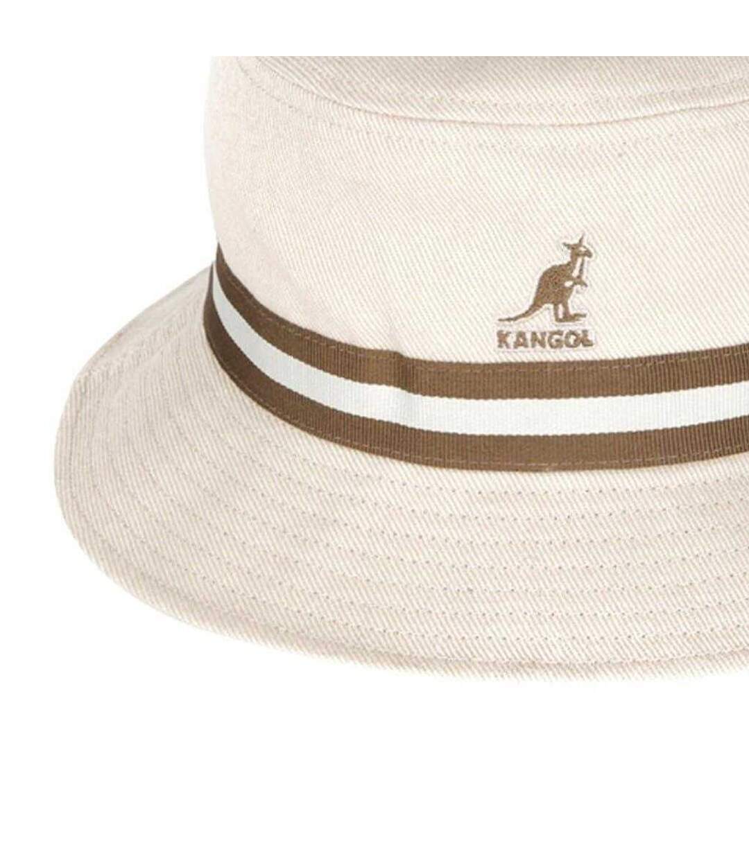 Bob Motif/style Rayé Adulte Beige Kangol-2