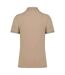 Mens pique polo shirt ivory Native Spirit