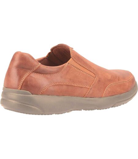 Chaussures En Cuir Aaron Homme Marron Hush Puppies