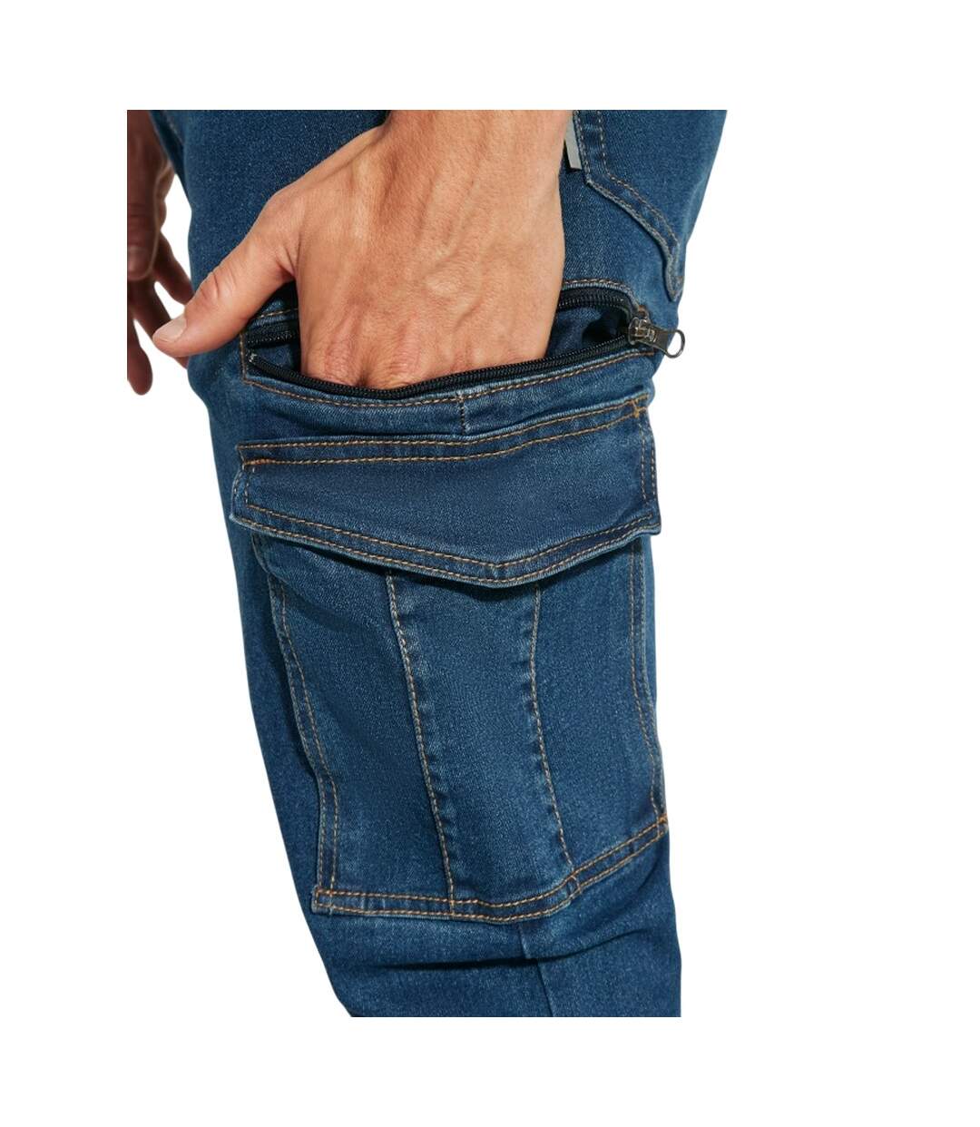 Jean Raptor Adulte Bleu Jean Roly Workwear-4