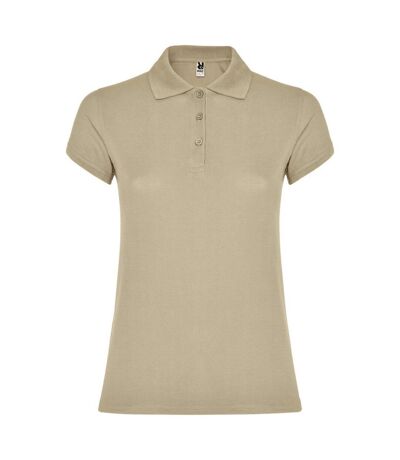 Roly Womens/Ladies Star Polo Shirt (Sand)