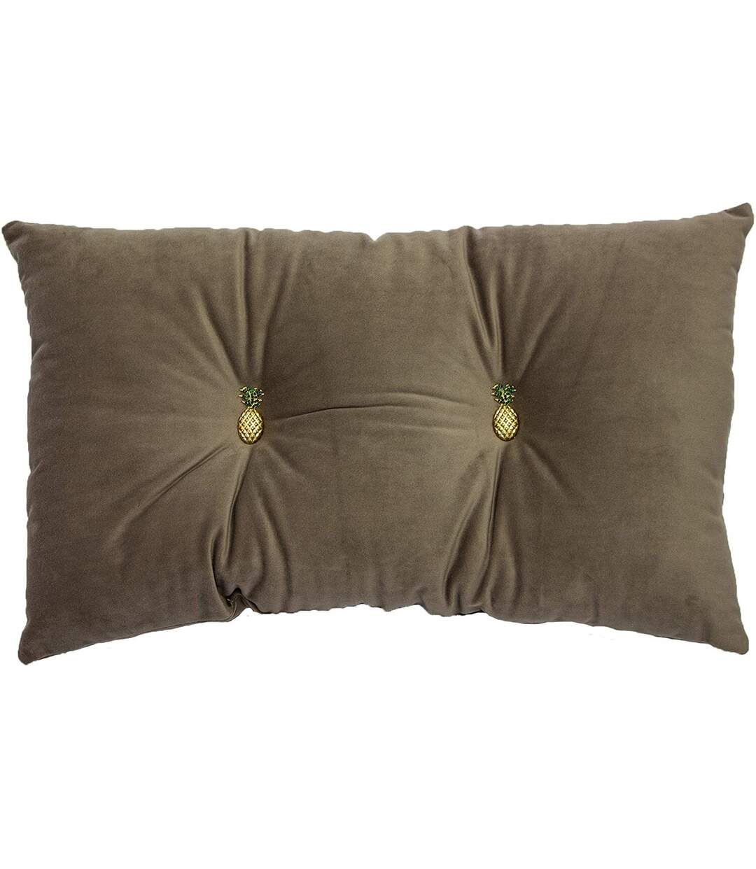 Pineapple filled cushion one size grey Paoletti