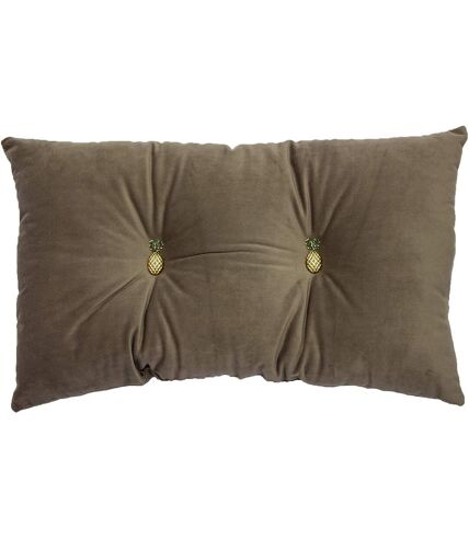 Paoletti Pineapple Filled Cushion (Gray) (One Size) - UTRV1679