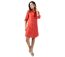 Robe chemise coupe courte CLAUDINE terracotta Coton Du Monde-1