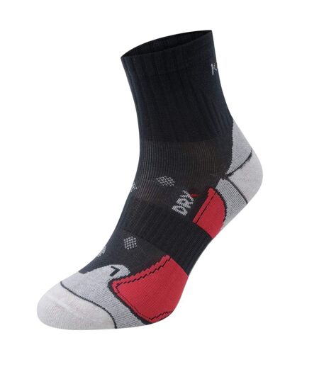 Pack Of 2  Womens/ladies Running Socks  Mid Grey Karrimor