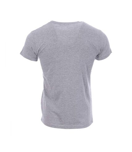 T-shirt gris homme Schott NYC brodé