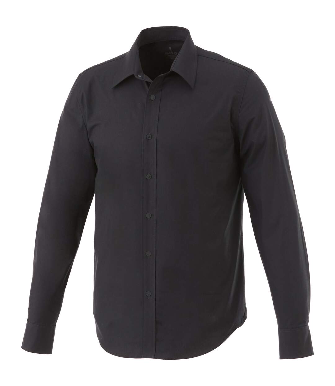 Elevate Mens Hamell Long Sleeve Shirt (Solid Black) - UTPF1841