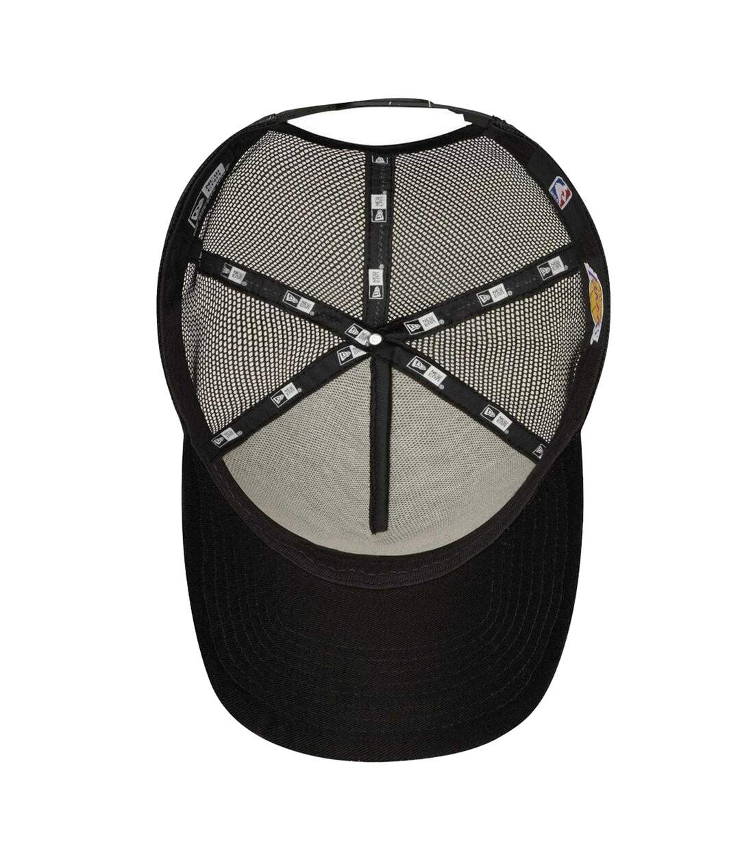 New Era Trucker Cap Black Los Angeles Lakers-3
