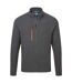 Mens Ev4 Textured Fleece Jacket Black Portwest-2