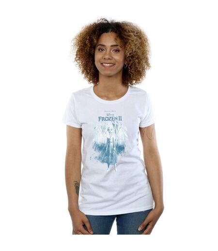 Disney Femme/Les femmes Frozen 2 Elsa Find The Way - T-shirt en coton (Blanc) - UTBI48119