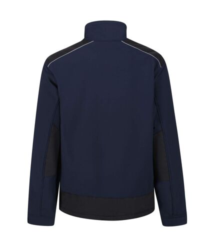 Regatta Mens Sandstom Workwear Softshell Jacket (Navy/Black)
