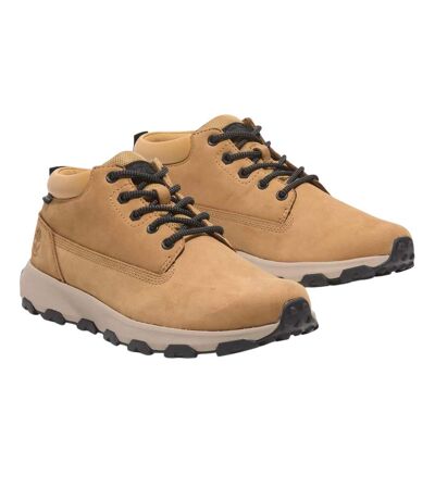 Mens Winsor Park Leather Waterproof Ankle Boots Wheat Timberland