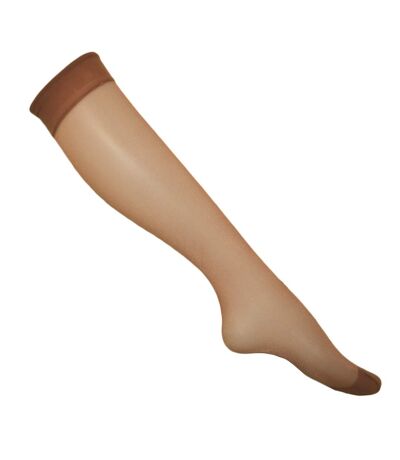Shine Mi-bas Satinés 1 Paire Femme Sherry Silky