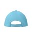 Basie 6 Panel Baseball Cap Baby Blue MidOcean-2