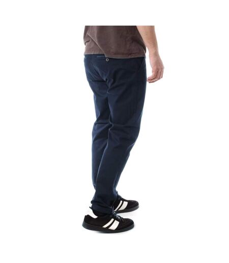 Pantalon chino marine foncé homme paname brothers costa1