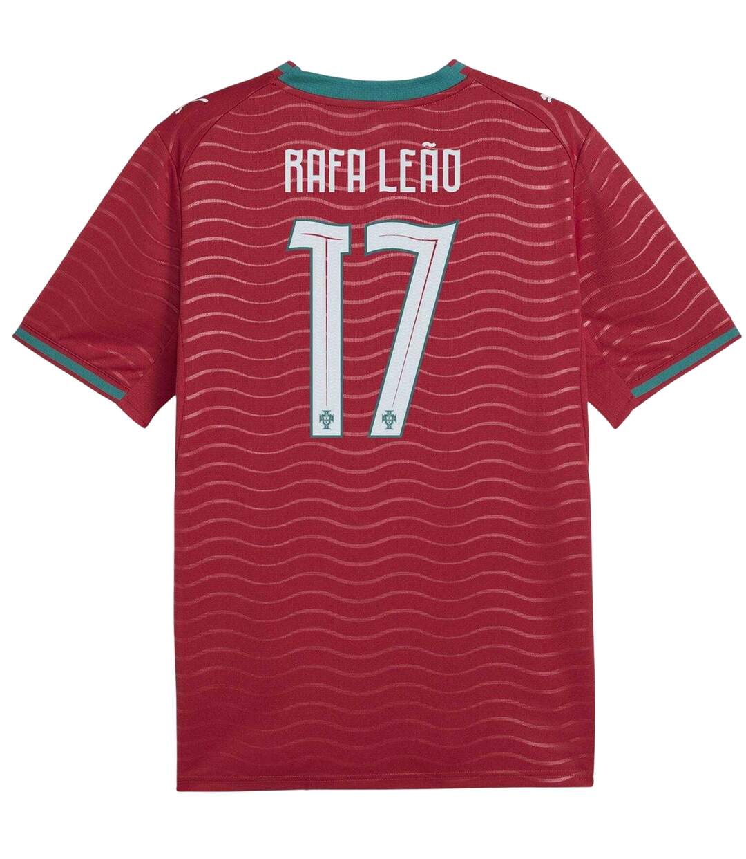Mens Rafael Leao 2026 Portugal Home Shirt Red Puma-3