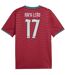 Mens Rafael Leao 2026 Portugal Home Shirt Red Puma-3