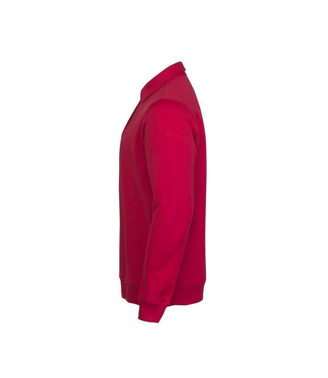 Unisex Adult Homerun Long-sleeved Polo Shirt Red Printer-3