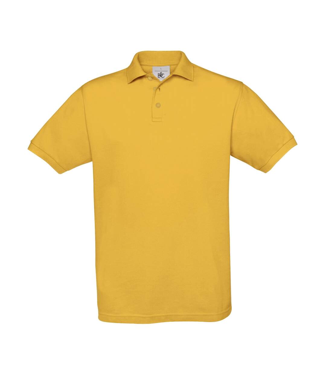 Polo manches courtes - homme - PU409 - jaune gold-1