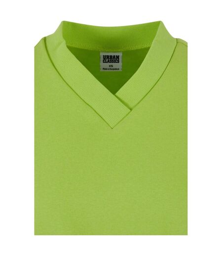 Sweat Motif/style Court Femme Jaune Fluo Urban Classics