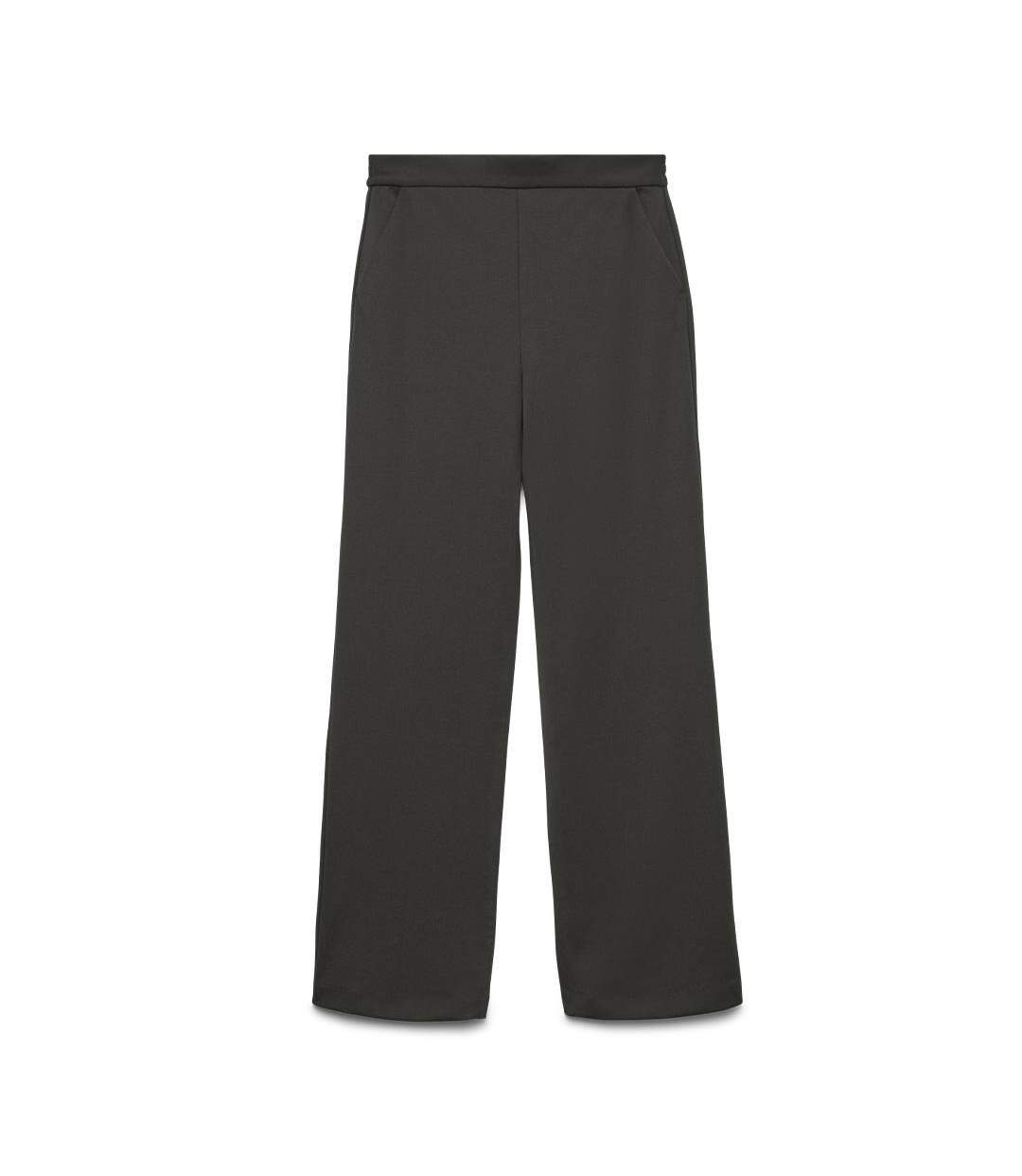 Pantalon fluide kaki femme vero moda lucca-1