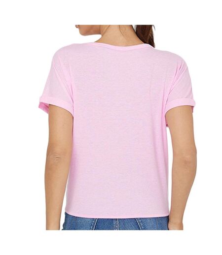 T-Shirt Rose Femme Vero Moda Marijune - L