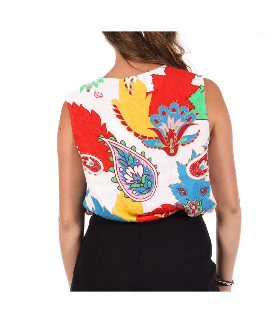 Blouse blanc/bleu femme les tropéziennes mayabay-2