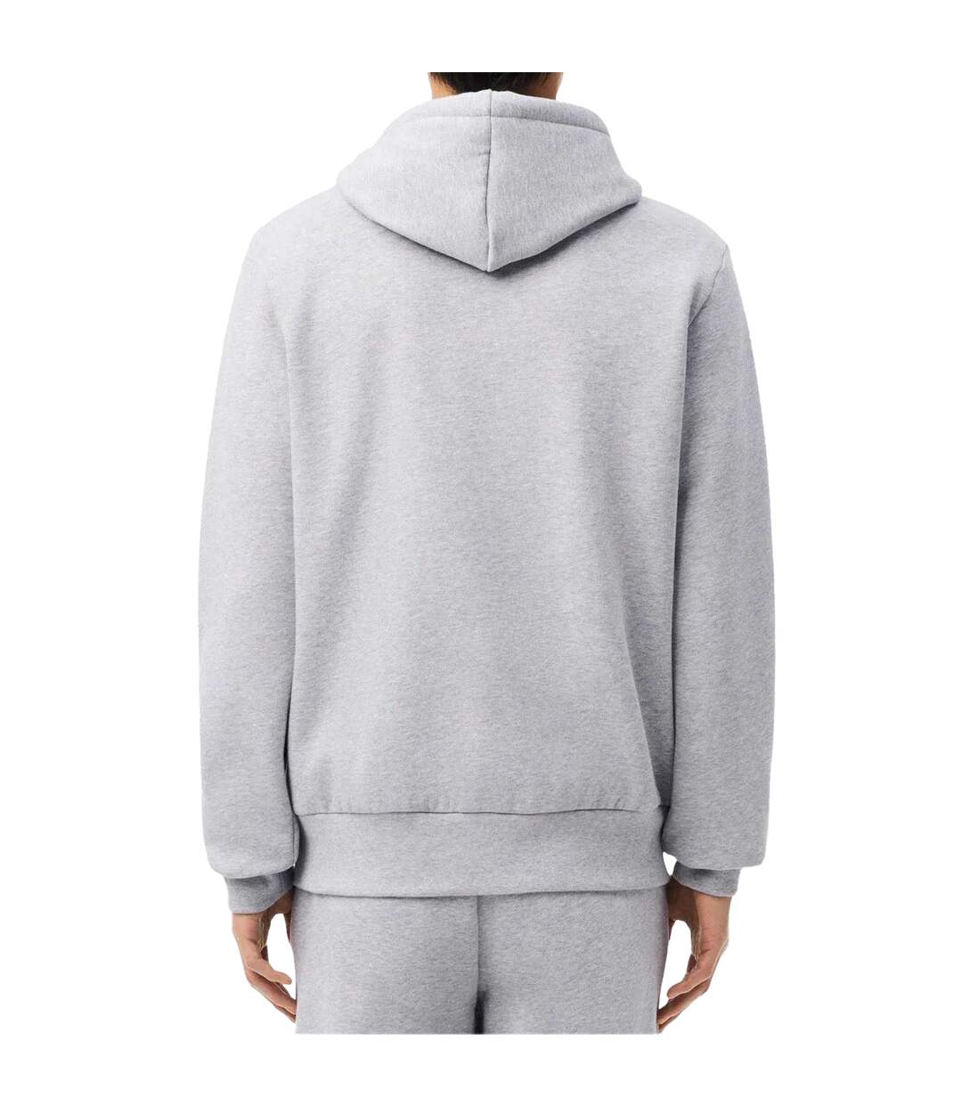 Veste À Capuche Motif/style Logo Brodé Homme Gris Lacoste-3